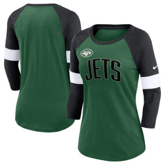 New York Jets Women's Football Pride Raglan 3/4-Sleeve T-Shirt | NFL Near me