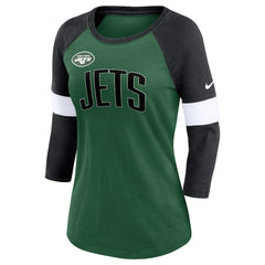 New York Jets Women's Football Pride Raglan 3/4-Sleeve T-Shirt | NFL Near me