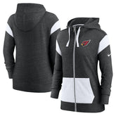 Arizona Cardinals Women's Monaco Lightweight Full-Zip Hoodie | NFL Outlet