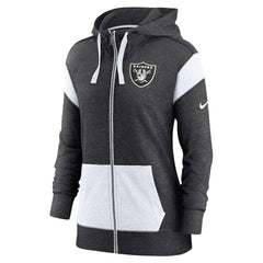 Las Vegas Raiders Women's Plus Size Monaco Full-Zip Lightweight Hoodie | NFL Near me