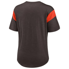 Cleveland Browns Women's Primary Logo Fashion Top | NFL Outlet