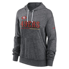 San Francisco 49ers Women's Team Spirit Gym Vintage Lightweight Hoodie Top | NFL Outlet