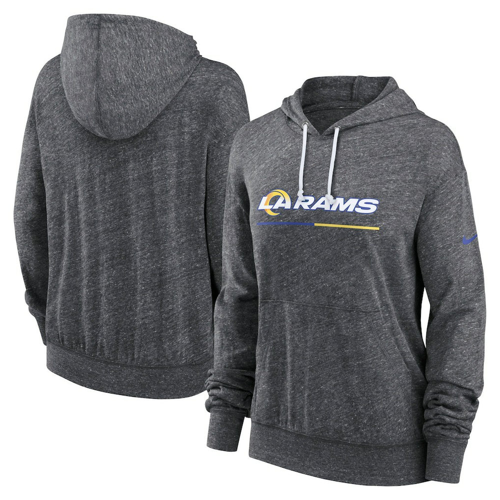 Los Angeles Rams Women's Team Spirit Gym Vintage Lightweight Hoodie Top | NFL Hot