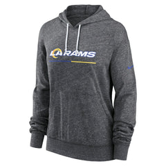 Los Angeles Rams Women's Team Spirit Gym Vintage Lightweight Hoodie Top | NFL Hot