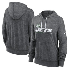 New York Jets Women's Team Spirit Gym Vintage Lightweight Hoodie Top | NFL US