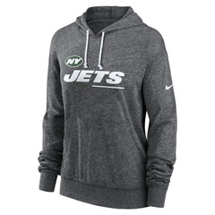 New York Jets Women's Team Spirit Gym Vintage Lightweight Hoodie Top | NFL US