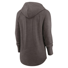 Cleveland Browns Women's Minimal Statement Lightweight Raglan Funnel Neck Pullover Hoodie | NFL Discount