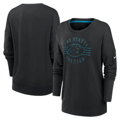 Carolina Panthers Women's Rewind Playback Icon Performance Pullover Sweatshirt | NFL Outlet