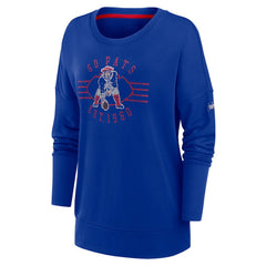 New England Patriots Women's Rewind Playback Icon Performance Pullover Sweatshirt | NFL Near me