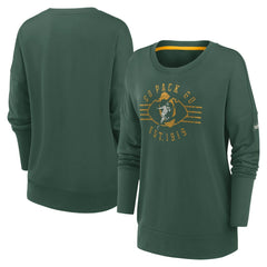 Green Bay Packers Women's Rewind Playback Icon Performance Pullover Sweatshirt | NFL Discount