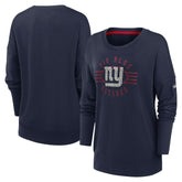 New York Giants Women's Rewind Playback Icon Performance Pullover Sweatshirt | NFL Hot