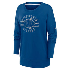 Indianapolis Colts Women's Rewind Playback Icon Performance Pullover Sweatshirt | NFL On sale