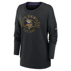 Minnesota Vikings Women's Rewind Playback Icon Performance Pullover Sweatshirt | NFL Near me