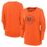 Chicago Bears Women's Rewind Playback Icon Performance Pullover Sweatshirt | NFL New