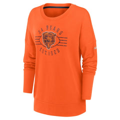 Chicago Bears Women's Rewind Playback Icon Performance Pullover Sweatshirt | NFL New