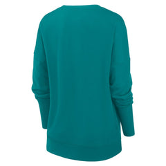 Miami Dolphins Women's Rewind Playback Icon Performance Pullover Sweatshirt | NFL Sale