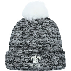 New Orleans Saints Women's Iconic Cuffed Knit Hat with Pom | NFL Online