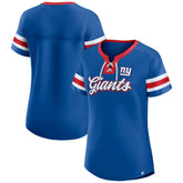 New York Giants Women's Original State Lace-Up T-Shirt | NFL Discount