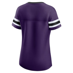 Baltimore Ravens Women's Original State Lace-Up T-Shirt | NFL Outlet