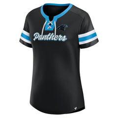 Carolina Panthers Women's Original State Lace-Up T-Shirt | NFL Online