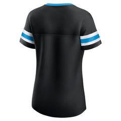 Carolina Panthers Women's Original State Lace-Up T-Shirt | NFL Online