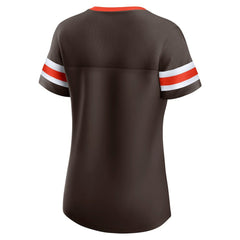 Cleveland Browns Women's Original State Lace-Up T-Shirt | NFL Online