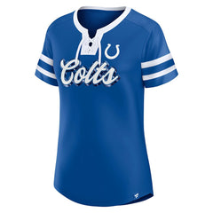 Indianapolis Colts Women's Original State Lace-Up T-Shirt | NFL New