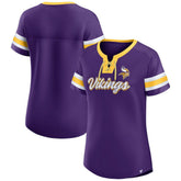 Minnesota Vikings Women's Original State Lace-Up T-Shirt | NFL Sale
