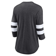 Las Vegas Raiders Women's Primary Logo 3/4 Sleeve Scoop Neck T-Shirt | NFL On sale