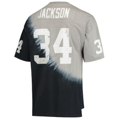 Las Vegas Raiders Bo Jackson Retired Player Name & Number Diagonal Tie-Dye V-Neck T-Shirt | NFL On sale