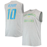 Los Angeles Chargers Justin Herbert Big & Tall Player Name & Number Muscle Tank Top | NFL Online