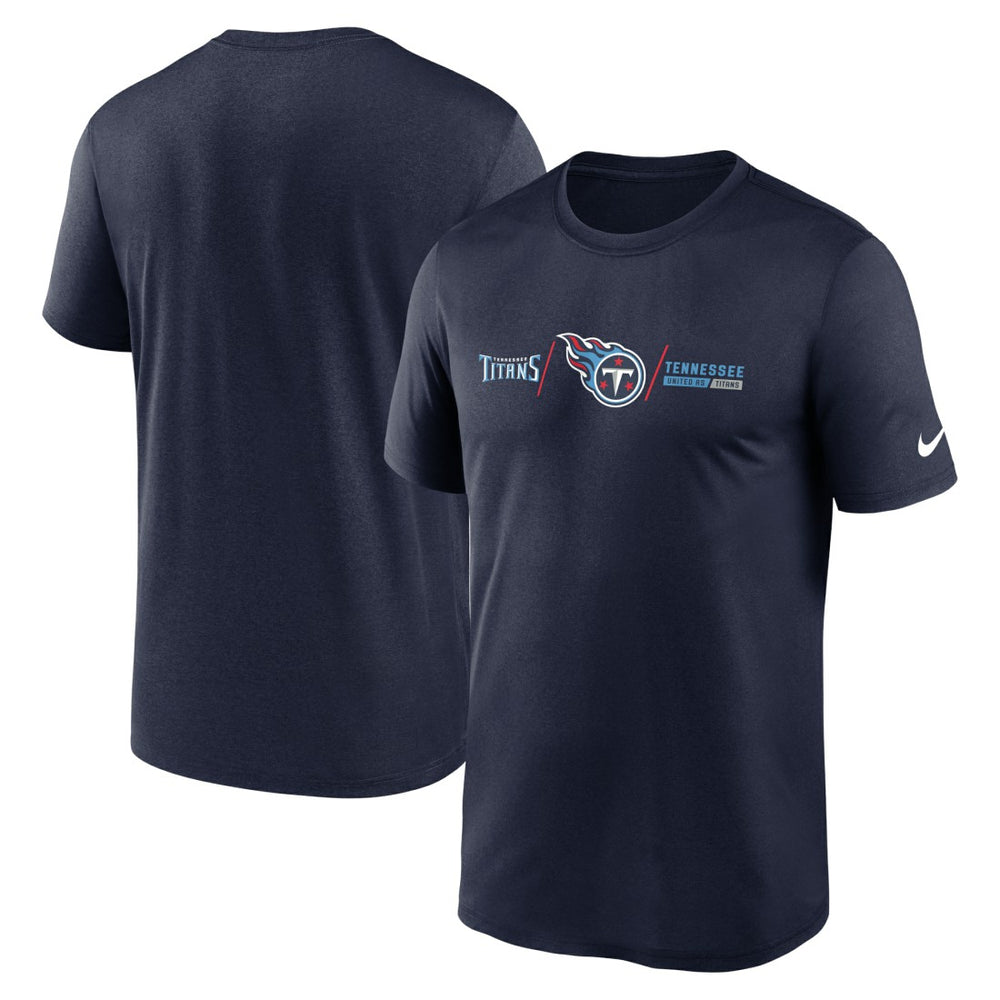 Tennessee Titans Horizontal Lockup Legend Performance T-Shirt | NFL Online