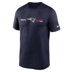 New England Patriots Horizontal Lockup Legend T-Shirt | NFL Discount