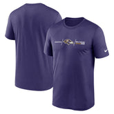 Baltimore Ravens Horizontal Lockup Legend T-Shirt | NFL US