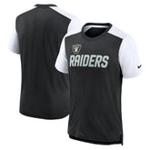 Las Vegas Raiders Color Block Team Name T-Shirt | NFL Discount