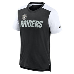 Las Vegas Raiders Color Block Team Name T-Shirt | NFL Discount