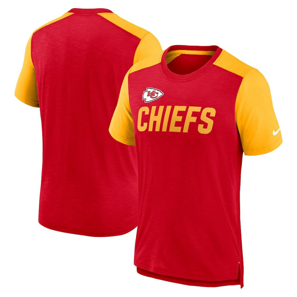 Kansas City Chiefs Color Block Team Name T-Shirt | NFL On sale