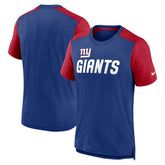 New York Giants Color Block Team Name T-Shirt | NFL Sale