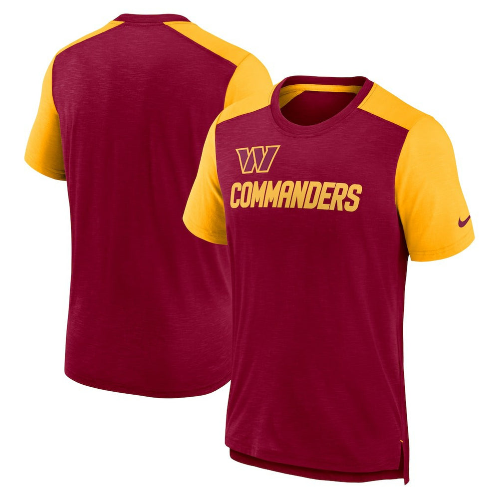 Washington Commanders Color Block Team Name T-Shirt | NFL Outlet
