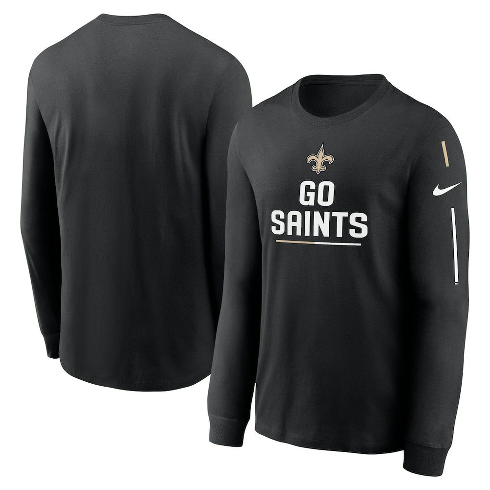 New Orleans Saints Team Slogan Long Sleeve T-Shirt | NFL Hot