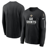 New Orleans Saints Team Slogan Long Sleeve T-Shirt | NFL Hot