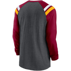 Washington Commanders Tri-Blend Raglan Athletic Long Sleeve Fashion T-Shirt | NFL Near me