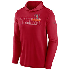 Tampa Bay Buccaneers Lightweight Performance Hooded Long Sleeve T-Shirt | NFL Discount