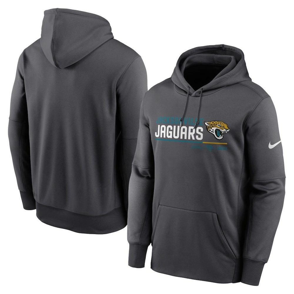 Jacksonville Jaguars Prime Logo Name Split Pullover Hoodie | NFL New