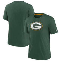Green Bay Packers Rewind Playback Logo Tri-Blend T-Shirt | NFL Sale