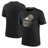 New Orleans Saints Rewind Playback Logo Tri-Blend T-Shirt | NFL On sale