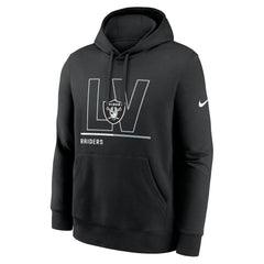 Las Vegas Raiders City Code Club Fleece Pullover Hoodie | NFL Outlet