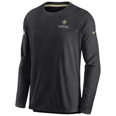 New Orleans Saints Sideline Lockup Performance Pullover Sweatshirt | NFL Outlet