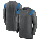 Los Angeles Chargers Sideline Tonal Logo Performance Player Long Sleeve T-Shirt | NFL Discount