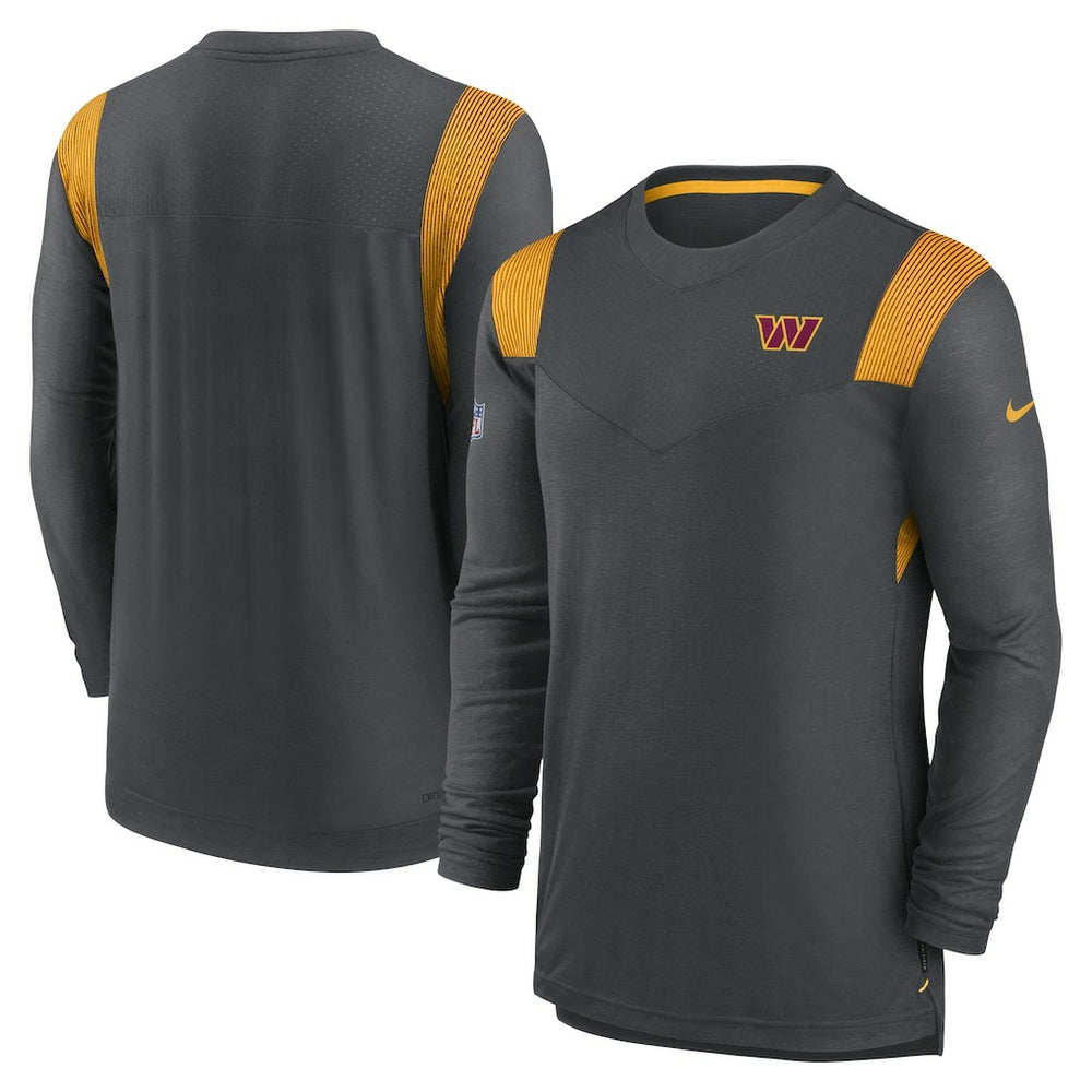 Washington Commanders Sideline Tonal Logo Performance Player Long Sleeve T-Shirt | NFL On sale